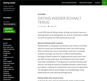 Tablet Screenshot of datinginsider.nl